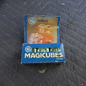 GE Magicubes General Electric Magic 3 Cubos 12 Flashes De Colección Nuevo de Lote Antiguo - Imagen 1 de 2