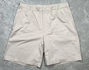 Under armour Pantaloncini da Golf Uomo Classifica 38 x 11" Cachi Corti Beige Tan - Foto 1 di 3