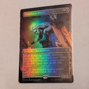 MTG - Stoneforge Mystic (Borderless) Double Masters FOIL NM Magic The Gathering - Picture 1 of 2