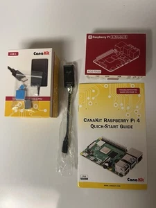 Raspberry Pi 4 Model B, 4GB DDR4 RAM Einplatinencomputer (RPI4-MODBP-4GB) - Bild 1 von 2