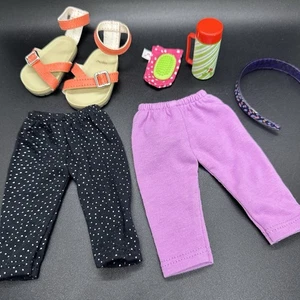 Lotto American Girl Wellie Wishers scarpe leggings fascia 14” vestiti bambola altro - Foto 1 di 13
