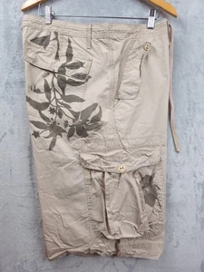 Vintage Artful Dodger Blue Cargo Khaki Bugs Insects Nature Size 40 Inseam 13” - Picture 1 of 7