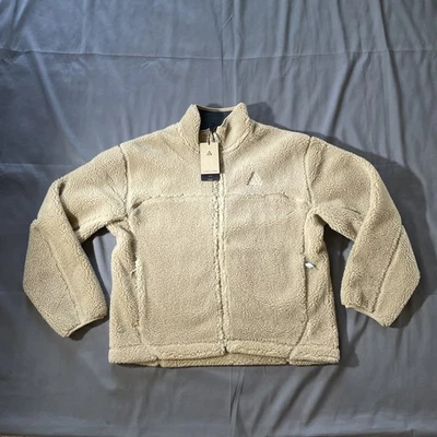 Nike ACG Canwell Glacier THERMA-FIT Sherpa Jacket Biege FV8653-247 Men's Size M - Image 1 of 4