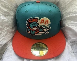 New Era 59Fifty Size 8 Sunset Serenade - The Clink Room Fitted Cap Hat Turquoise - Picture 1 of 3