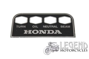 Honda CB750 K K2-K6 Pilot Warning Light Plate / Metal Decal -- B7-14 - Picture 1 of 1