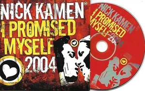 RARE CD CARTONNE CARDSLEEVE 3 TITRES NICK KAMEN I PROMISED MYSELF 2004 BELGIQUE - Foto 1 di 2