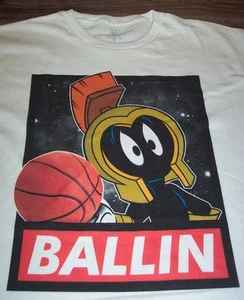 CAMISETA WB LOONEY TUNES MARVIN THE MARTIAN BALONCESTO SPACE JAM 3XL XXXL NUEVA - Imagen 1 de 3