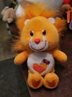 Care Bears Brave Heart Lion Cousins Plush Bean Bag Doll Toy 2004 Play Along 8"