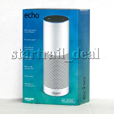 NEW Amazon Echo Smart Speaker with Alexa 1st Generation White Bluetooth Wi-Fi