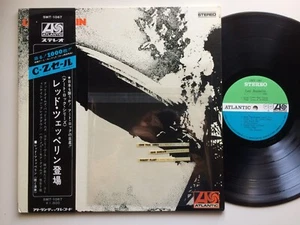 "LED ZEPPELIN" w/Turquois OBI JAPAN 1st ATLANTIC ORIGINAL STEREO SMT-1067 LP - Imagen 1 de 23