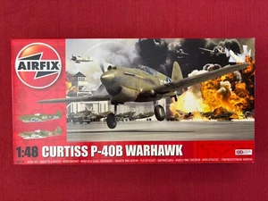 1:48 Complete, Inner Bags Sealed Curtiss P-40B Warhawk Airfix A05130 - Picture 1 of 13