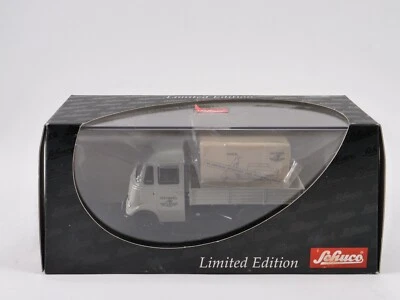 Schuco 1/43 02912 Mercedes Benz L 319 Con Piccolo Heinkel Pattini - Immagine 1 di 4