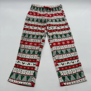 Carters Kids Pajamas Pants Size7/7A Multicolor Graphic Print Christmas..#16565 - Picture 1 of 7