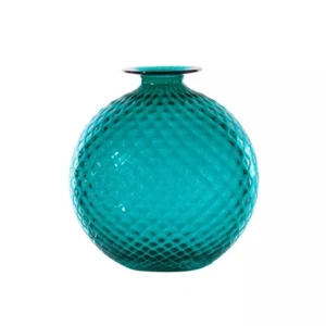 Venini Balloton - Vaso Monofiore Balloton Grande Verde Paraiba 100.29 Venini - Picture 1 of 3