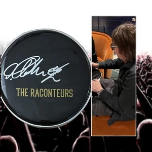 GFA The Raconteurs Drummer * PATRICK KEELER * Signed 10" Drumhead PROOF P6 COA - Picture 1 of 5