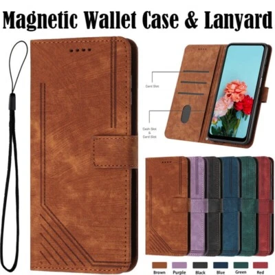 For Samsung Galaxy A55 A35 A25 A15 A05S A56 A17 Case Flip Leather Wallet Cover - image 1 of 4