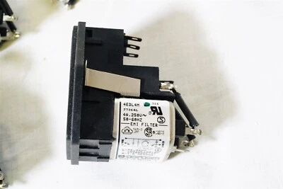 Corcom PS000SSXB AC Power Entry Module 10A Single Fuse Snap In Mount New W/O Box - Image 1 of 4