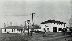 Conoco Gas Station B-M Tourist Court Historic Lexington MO Missouri Postcard - Picture 1 of 2