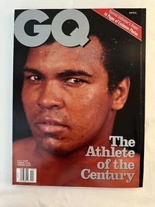 MUHAMMAD ALI GQ Gentlemen’s Quarterly Magazine April 1998 Issue - Picture 1 of 2