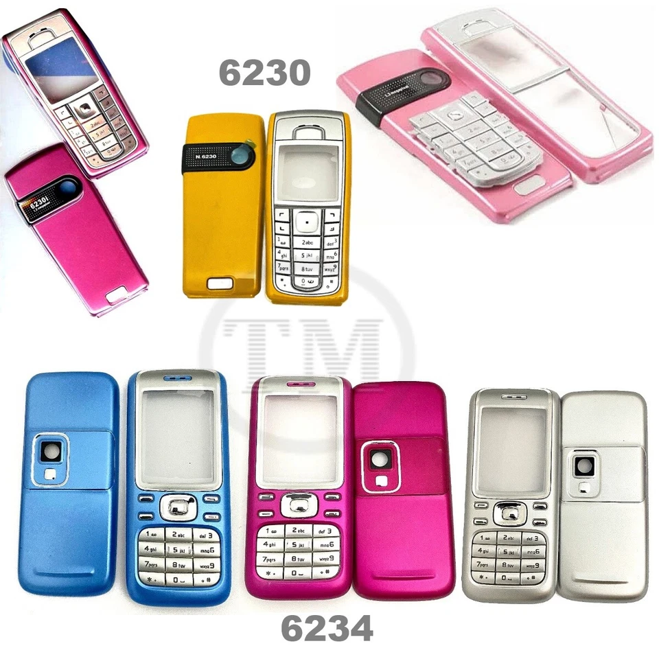 Fundas y teclado delanteros y traseros Fascia para Nokia 6230i 6234 Foto 1 de 1