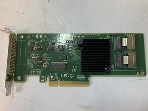 LSI Logic SAS9211-8i SAS RAID Controller Card-8 Port 6GB Sata+SAS Pcie 2.0 "M5B" - Picture 1 of 4