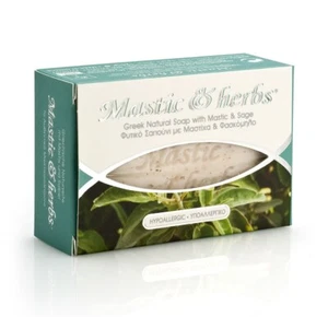 Naturseife Bio Seife mit Mastix , Salbei Mastixstrauch Körper und Gesicht - Picture 1 of 1