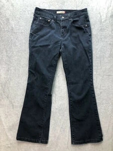 Levi's 515 Denim Jeans 4S Girls Relaxed Bootcut Straight Stretch Dark Blue - Picture 1 of 10