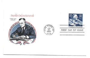 1950 Franklin D Roosevelt Farnam, HF, FDC - Picture 1 of 1