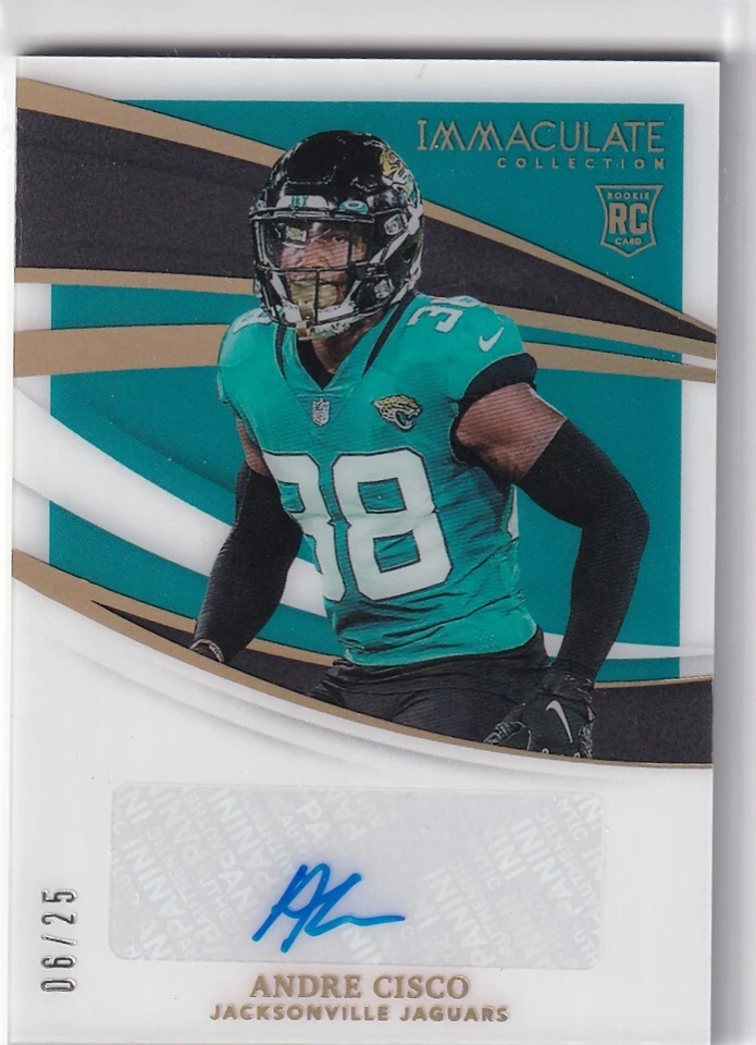 2021 Immaculate Collection - Rookie Autos Andre Cisco #163 (AU, RC)  /25 - Image 1 of 2