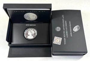 2017-P Proof American Liberty 225th Anniversary Silver Medal US Mint Box & COA - Picture 1 of 4