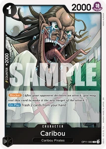 Caribou RARE OP11-083 A Fist Of Divine Speed OP TCG - Picture 1 of 1