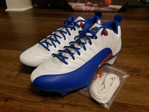 Size 12.5 Nike Jordan 12 Low Alpha Menace Florida Gators Football Cleats Mens - Picture 1 of 9