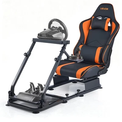 Soporte de rueda de cabina VEVOR Racing Simulator apto para pedales Logitech Thrustmaster CSR Foto 1 de 4