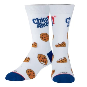 Cool Socks Chips Ahoy! Funny Novelty Socks Adult Large - Picture 1 of 5