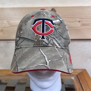 Minnesota Twins Mütze Kappe Riemen hinten Realtree Camo MLB Baseball Herren Einheitsgröße - Bild 1 von 9