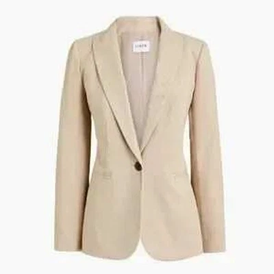 J.Crew Girlfriend Chino Single Button Blazer in Tan Size 10 BW283 - Image 1 of 4