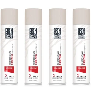 Salon Grafix Mega Hold Professionelles Einfrieren Haarspray, 10 Unzen (4er Pack) - Bild 1 von 2