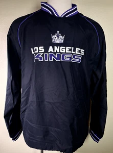 Vintage Los Angeles LA Kings CCM Hockey Pullover Warmup Jersey Shirt Men's Large - Picture 1 of 5