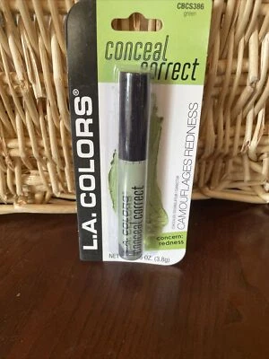 L.A. COLORS Conceal Correct Concealer  Blendable Shades For Every Need NWB Green - Image 1 of 4