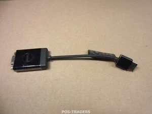 Convertisseur adaptateur Dell HDMI vers VGA 15 broches authentique P/N : 9XJND 1NHPC - Photo 1/4