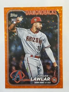Jordan Lawlar 2024 Topps Update ORANGE FOIL PARALLEL #'d 116/299 ROOKIE DEBUT - Bild 1 von 1