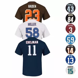 NFL "Eligible Receiver" Current Player Name & # Jersey T-Shirt Collection Men's - Picture 1 of 115