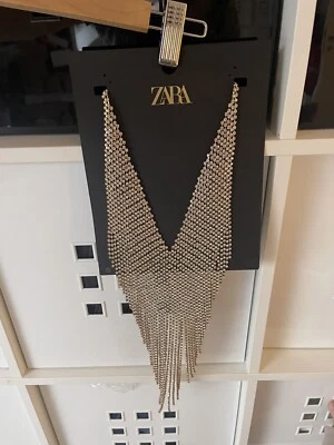 Zara Kette Strass Schmuck Neu - Bild 1 von 4