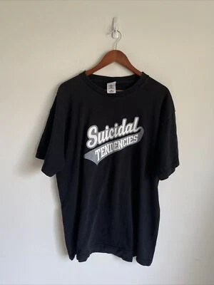 Camiseta Vintage Suicidal Tendencies Talla XL Negra De Colección  Foto 1 de 4