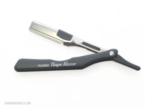 Feather Nape and Shave Body Razor Grey - Made in Japan FREE SHIPPING - Picture 1 of 7