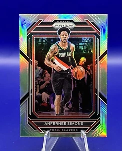 2022-23 Panini Prizm ANFERNEE SIMONS Silver Prizm #46 Portland Trail Blazers - Picture 1 of 2