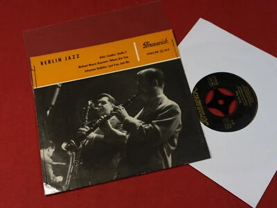 RIAS-Combo Naura Rediske  BERLIN JAZZ  7" EP Brunswick 10064 EPB Germany Promo - Bild 1 von 2