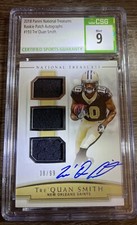 CSG 9 2018 Panini National Treasures Tre’Quan Smith RC Patch Autograph #38/99 