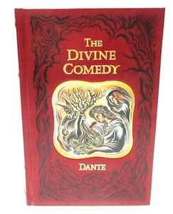 THE DIVINE COMEDY by DANTE - LEATHER BOUND BARNES AND NOBLE - Picture 1 of 11