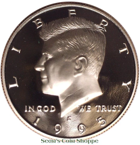 1995 S Clad Kennedy Half Dollar Gem Deep Cameo Proof San Francisco Ships Free! Cover